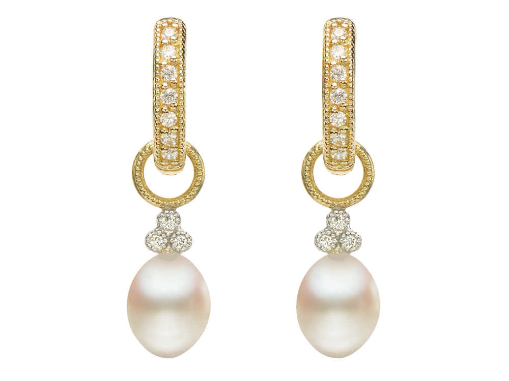 Provence Champagne Briolette Earring Charms