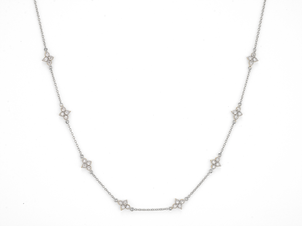 Moroccan Quad Diamond Station Chain - Image 5