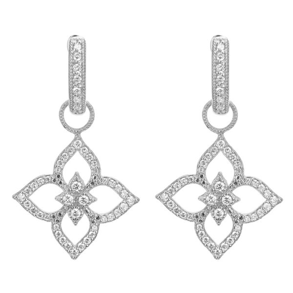 Provence Champagne Tiny Cross Earring Charms | JudeFrances