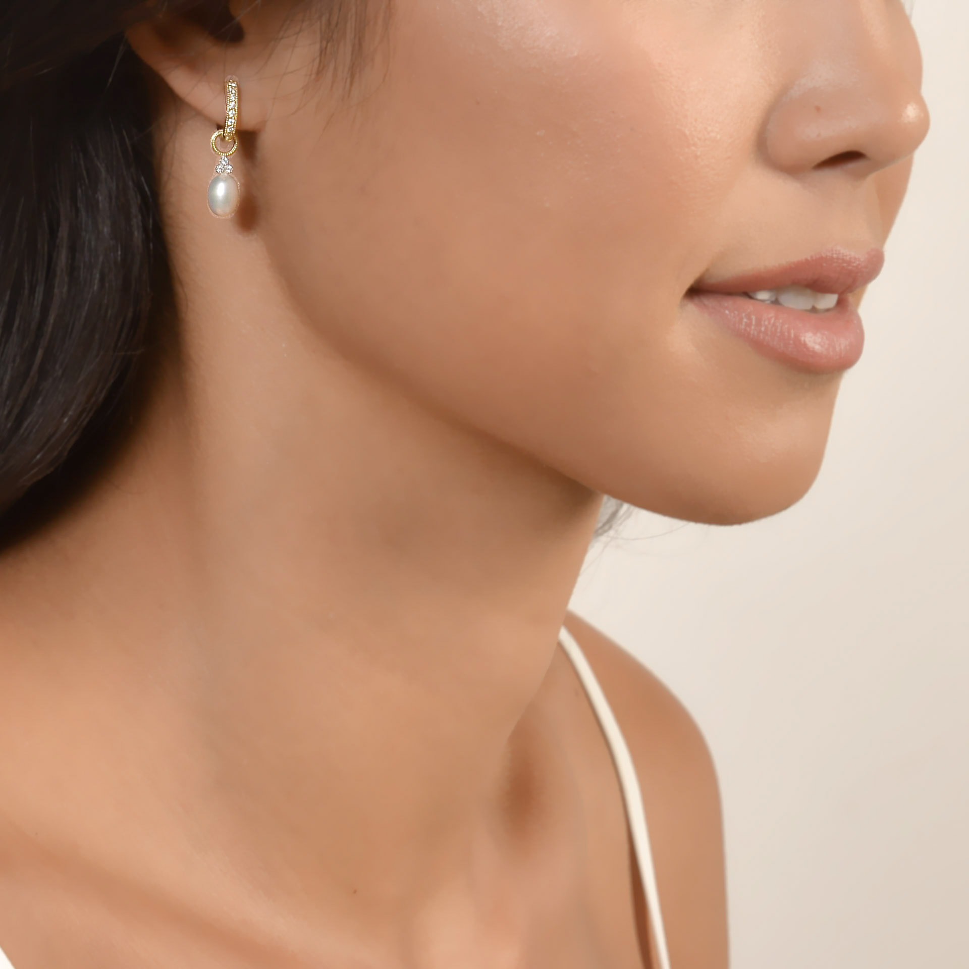 Provence Champagne Briolette Earring Charms - Image 2
