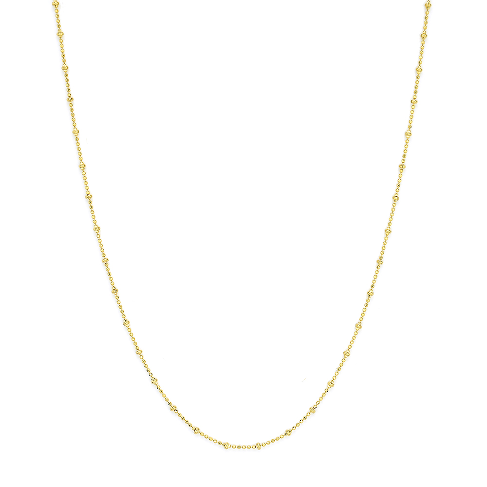 Lisse Beaded Ball Chain Necklace