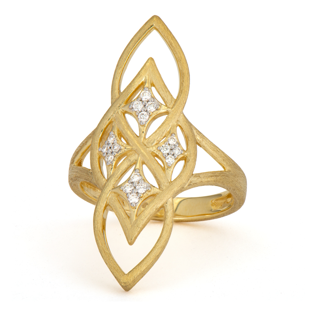 Moroccan Open Ornamental Ring | JudeFrances
