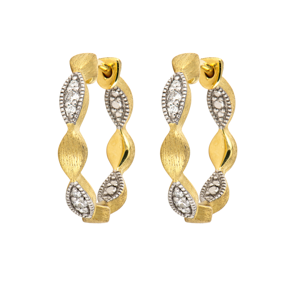 Moroccan Enameled Hoops 006